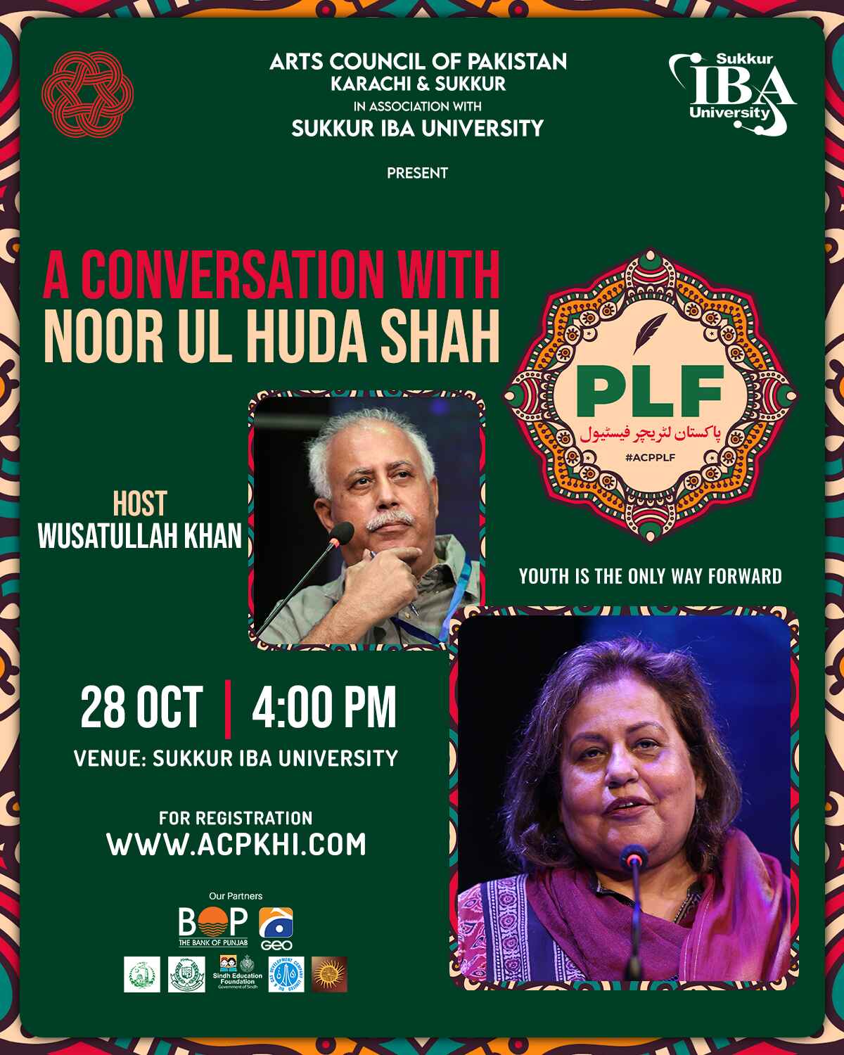 Conversation with noorul huda shah